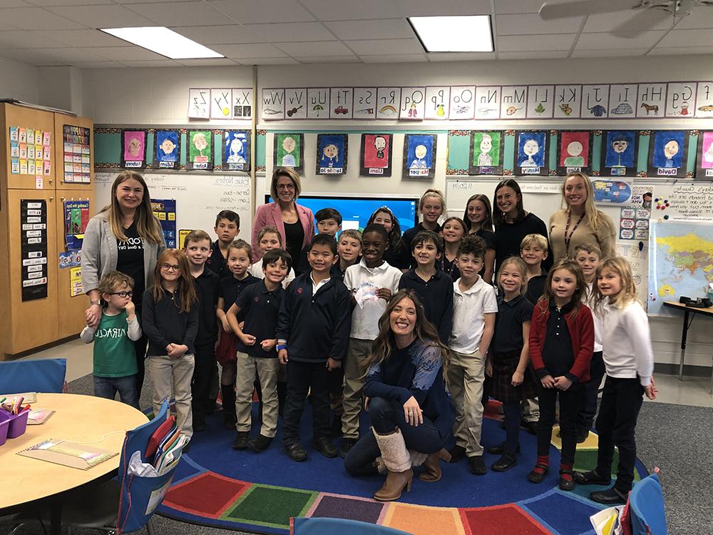First and Second Grade Students Making a Difference for NICU Babies